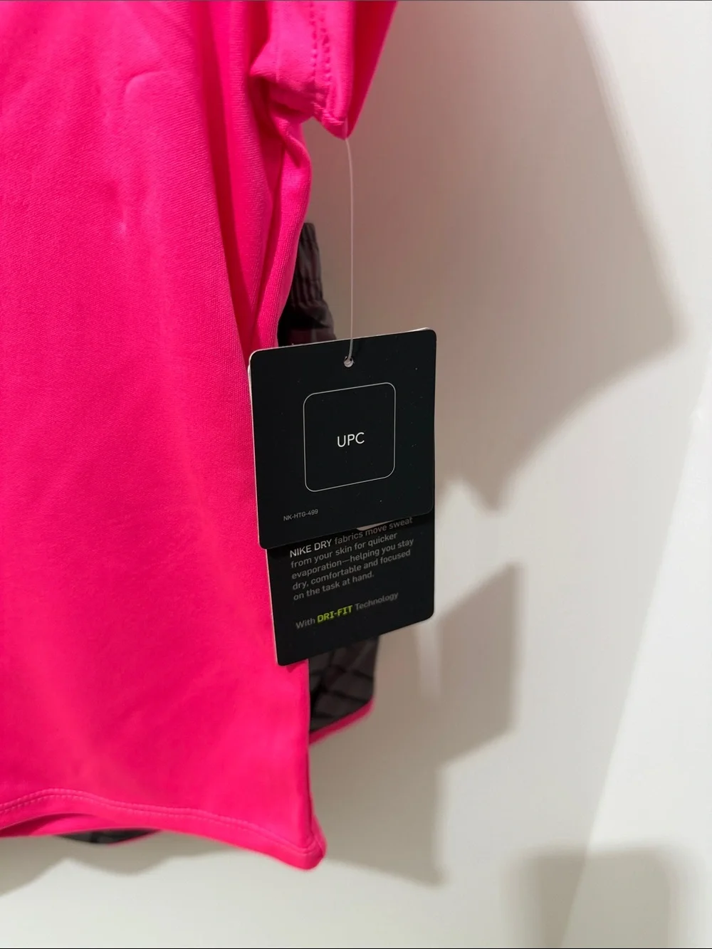 Nike Kids' Hot Pink Dri-FIT Logo Tee and shorts set